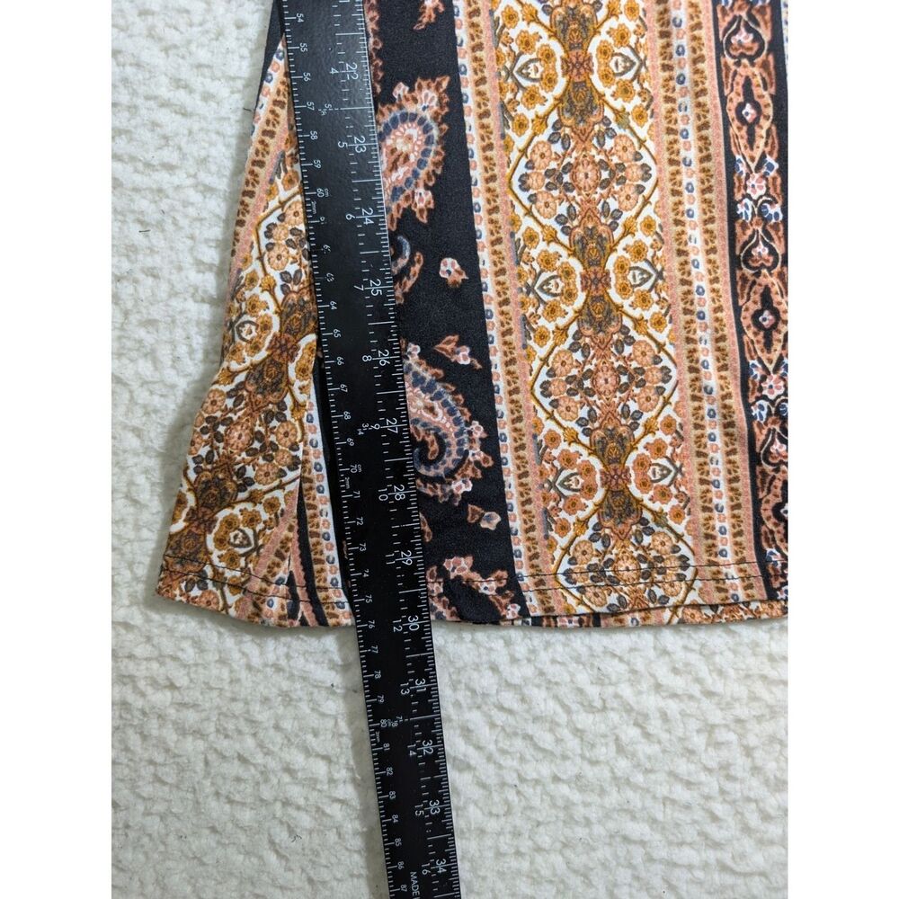 Mind Code SMALL Flared Ankle Pants Black Brown Bo… - image 6